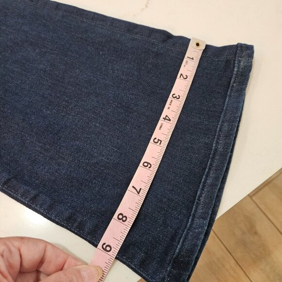 NEW Anthropologie's Pilcro Demilune Boot Jeans Size 31 Darker Wash Cowgirl - Picture 14 of 16